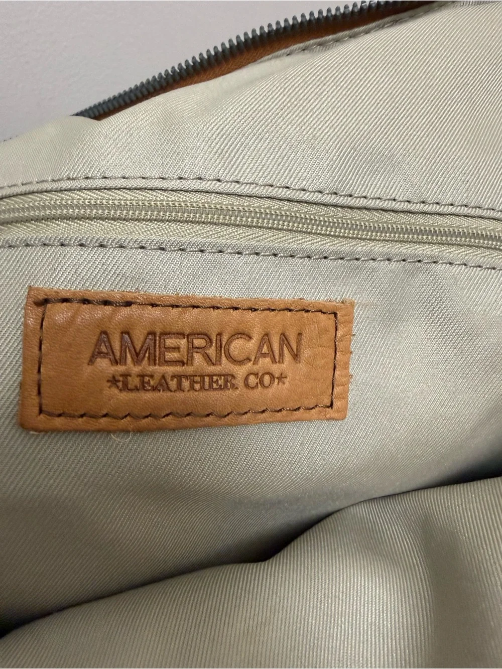 American Leather Co. Cleveland Midsized Backpack Brown Tan Leather